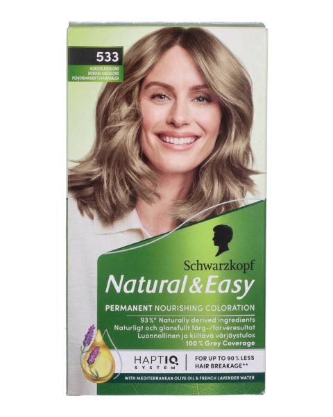 Schwarzkopf Natural & Easy 533 Nordisk Askeblond