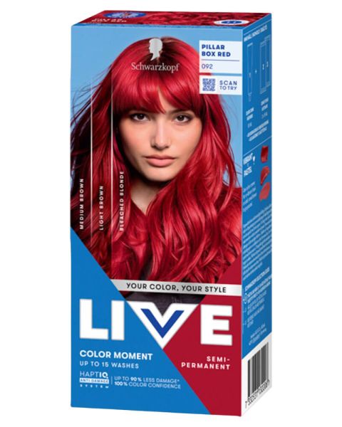 Schwarzkopf LIVE Color Moment 92 Pillar Box Red Schwarzkopf LIVE Color Moment 92 Pillar Box Red