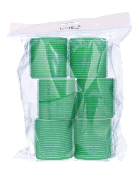 Sibel Velcro Curlers Roller Green 61mm - Art 4166549