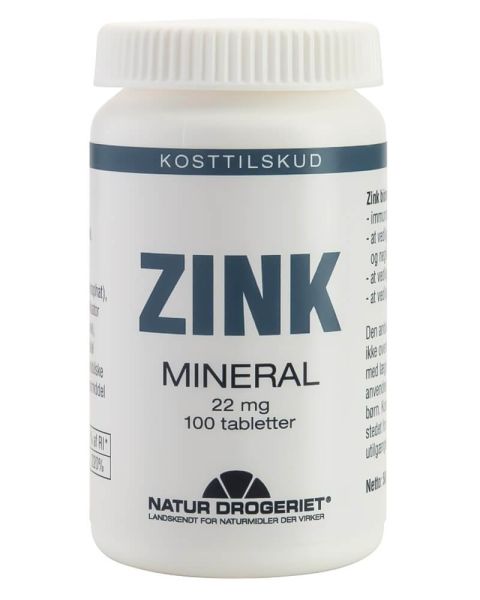 Natur Drogeriet Zink Mineral Natur Drogeriet Zink Mineral
