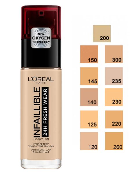 Loreal Infaillible Stay Fresh Foundation - Golden Sand 200