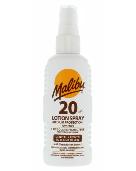Malibu Sun Lotion Spray SPF 20 (F)