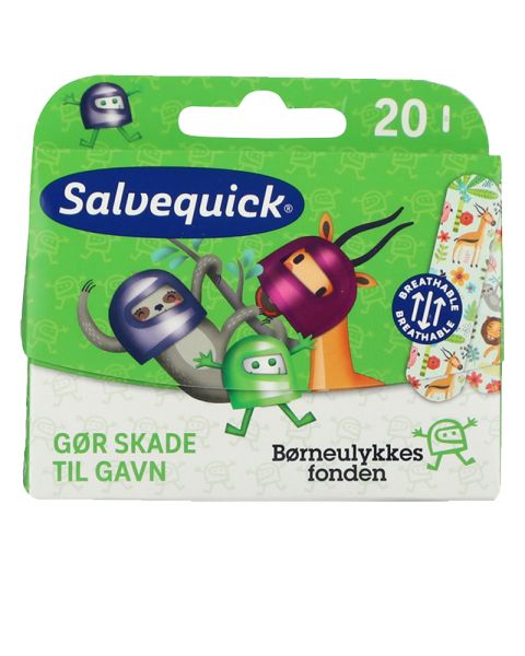 Salvequick Vandafvisende Børneplaster Børneulykkesfonden