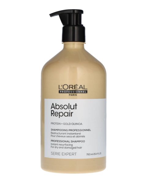 Loreal Absolut Repair  Protein + Gold Quinoa Shampoo
