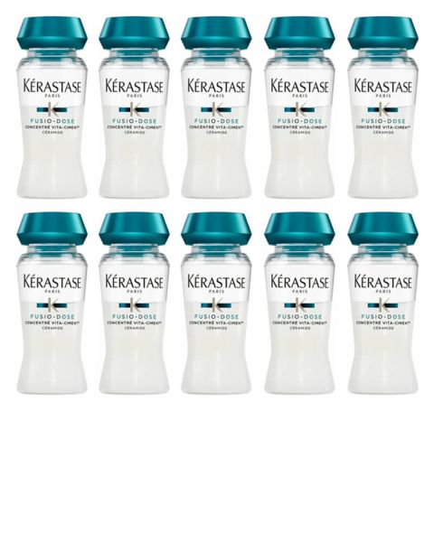 10 x Kerastase Fusio-Dose Concentré Vita-Ciment 10 x Kerastase Fusio-Dose Concentré Vita-Ciment